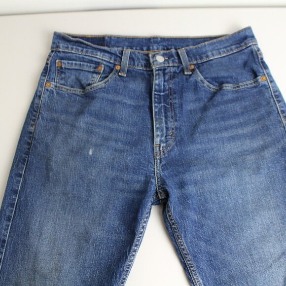 Levis 505 Regular Fit Jeans, Size 34 x 32 - Blue - Picture 4 of 11